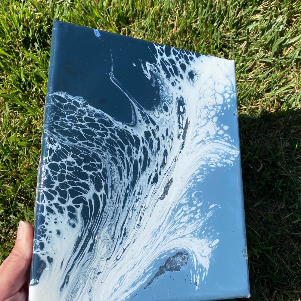 Original Resin & Acrylic Painting - Picture 4 of 8